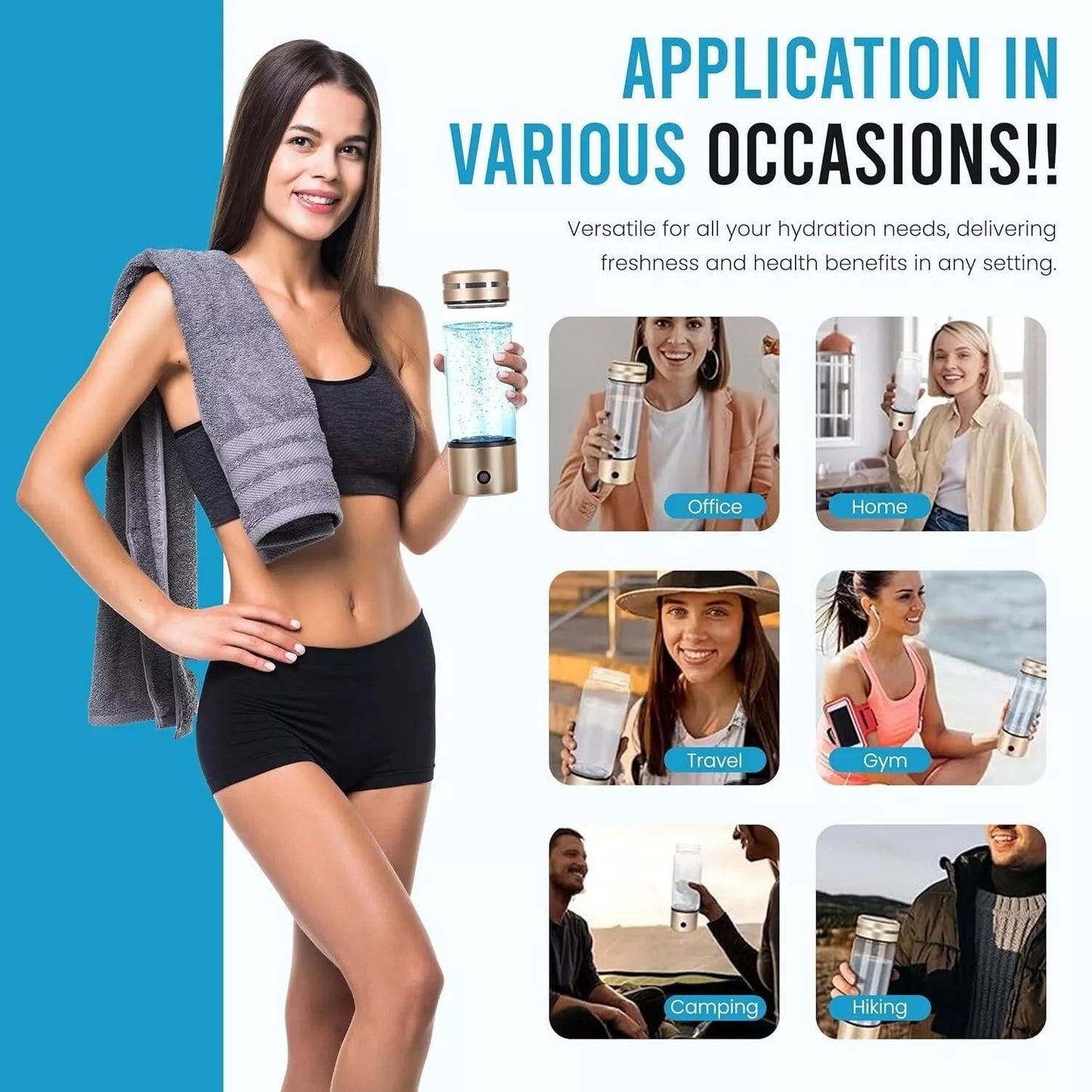 Alkaline Filtered Water Bottle