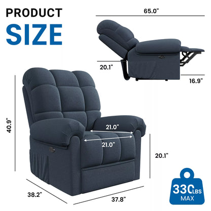 Comfortable Electric Reclining Armchair for Home