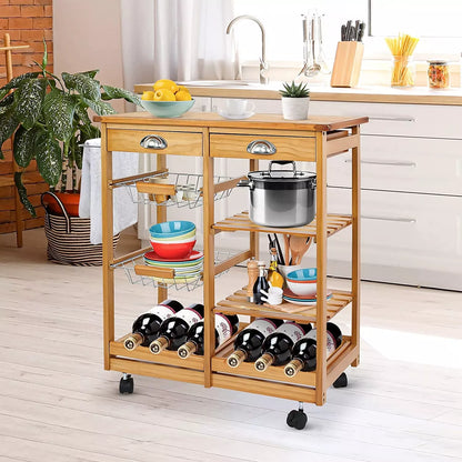 Portable Kitchen Storage Carts - Halri