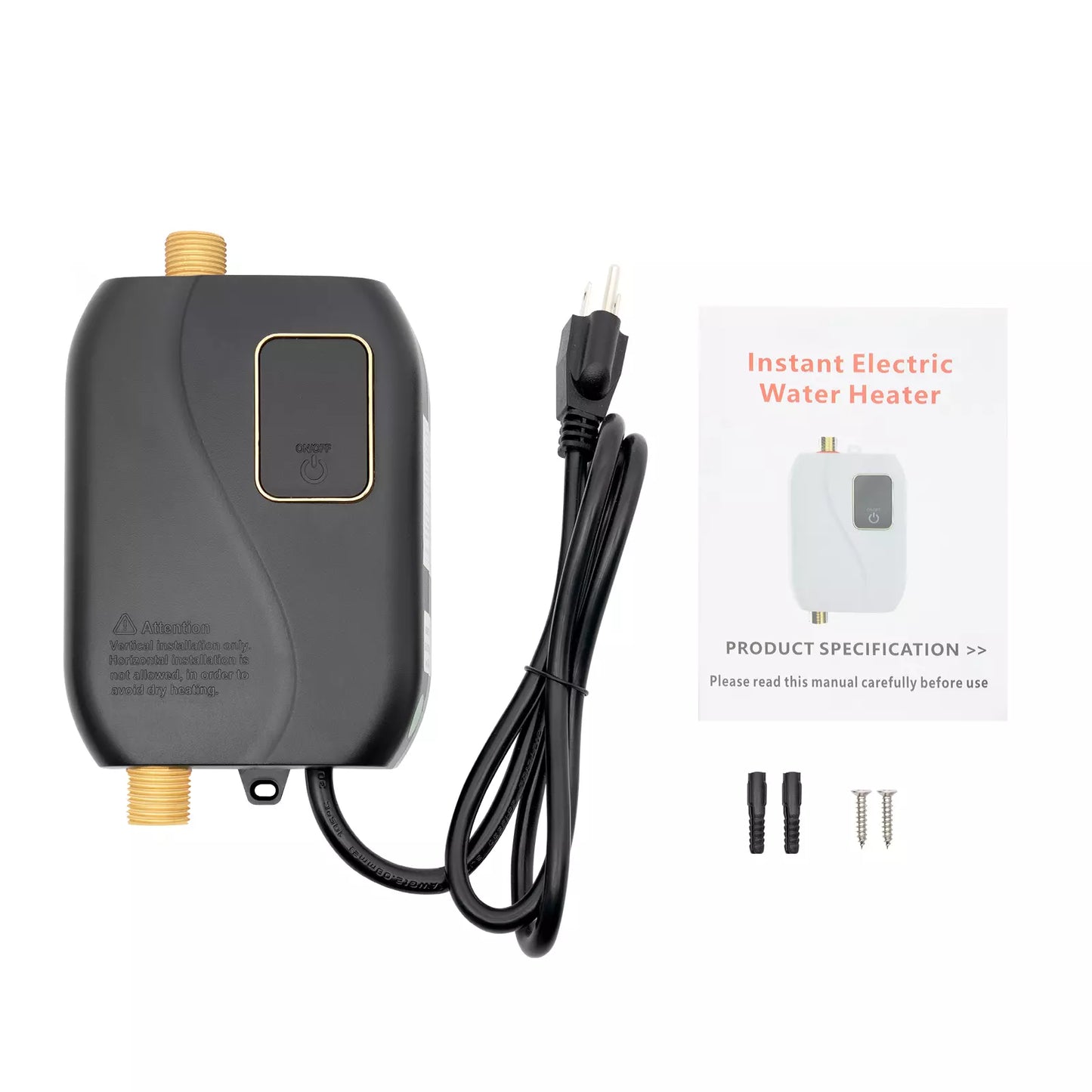Compact Instant Hot Water Heater for Showers and Sinks