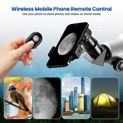 Easy To Use Telescope 210X with Star Finding App
