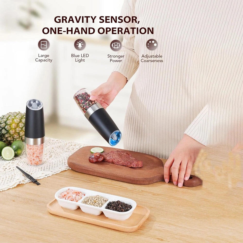 Automatic Salt Pepper Mill Set 2 Piece