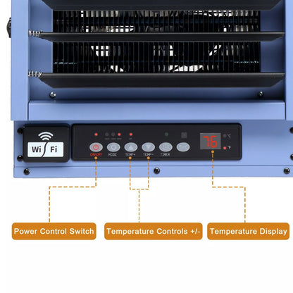 Powerful Wall Mount Garage Space Heater for Quick Warmth
