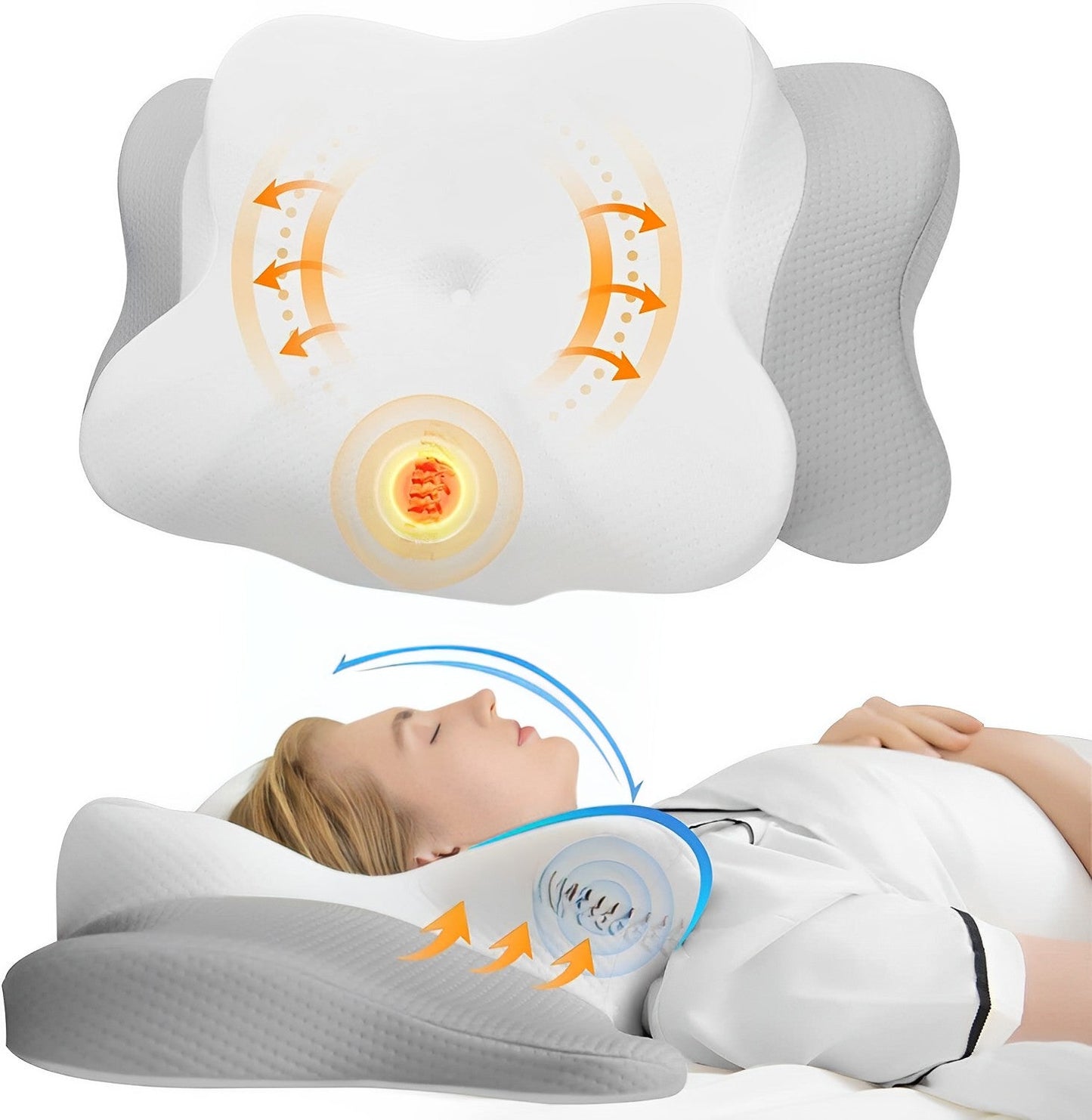 Comfortable Support Pillow For Neck And Back Relief - Halri