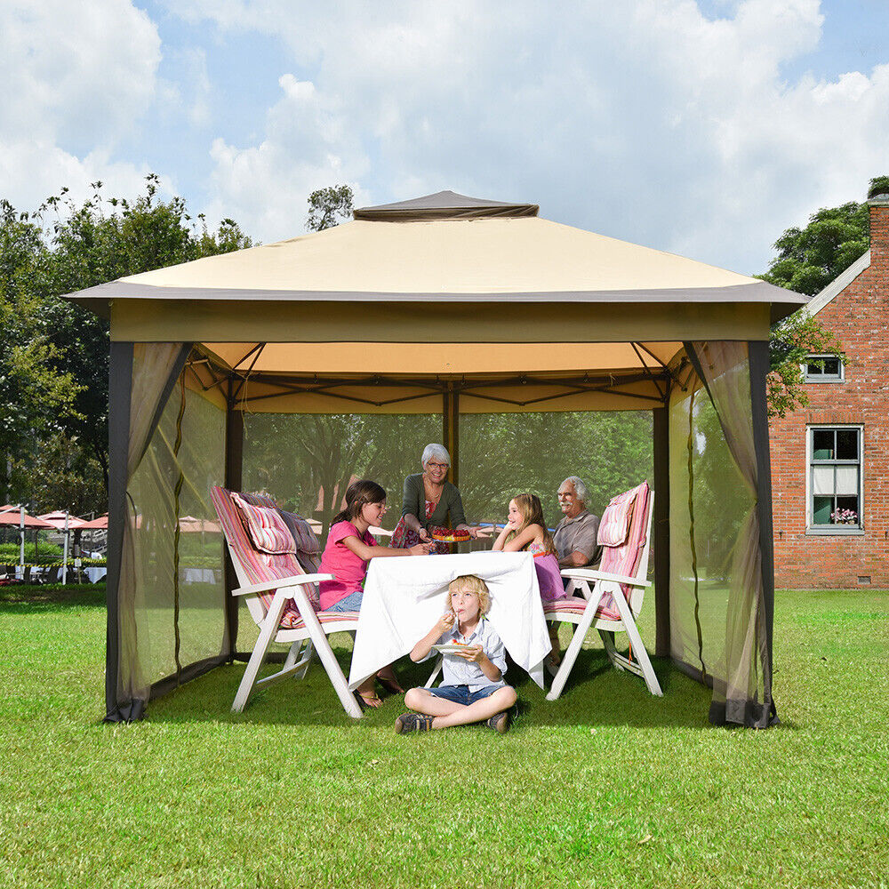Outdoor Canopy Tent with Mesh Storage Bag - Halri
