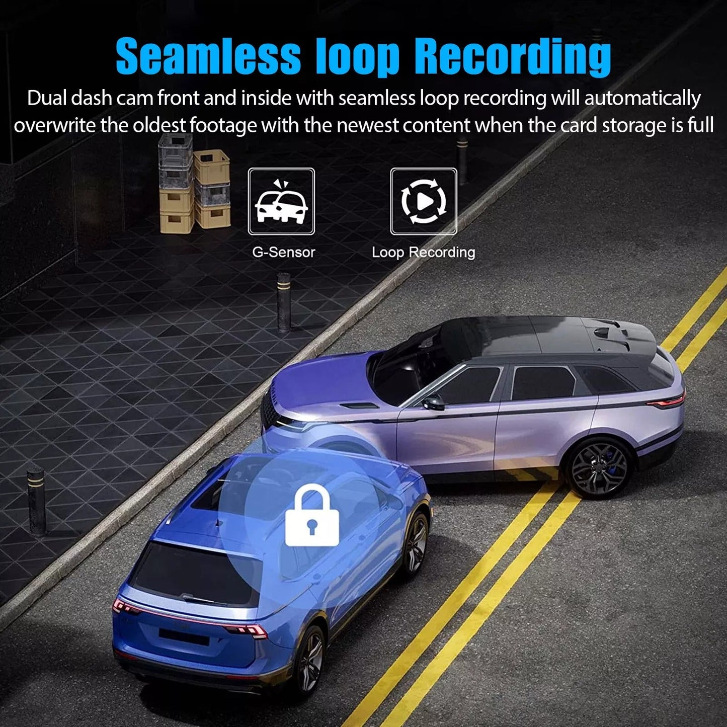 Dual Lens Car Dashboard Camera