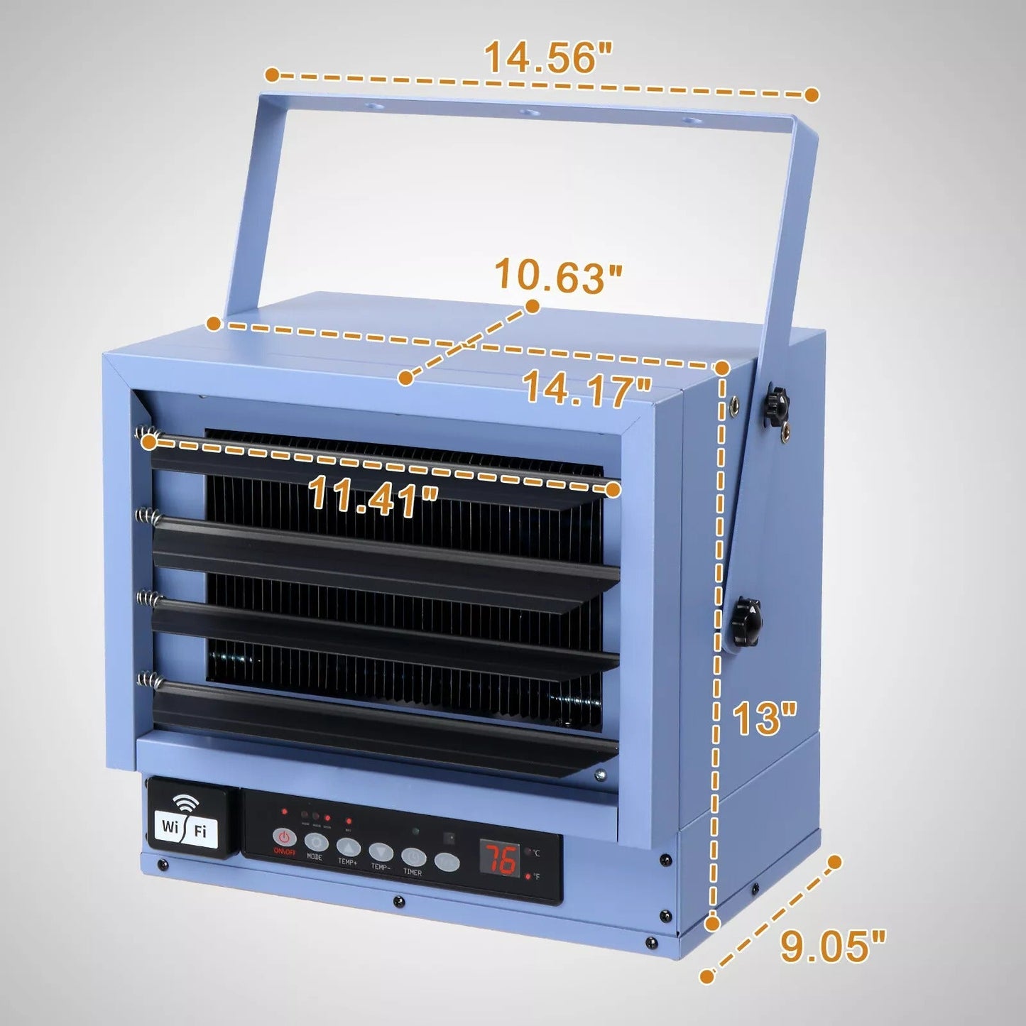 Powerful Wall Mount Garage Space Heater for Quick Warmth