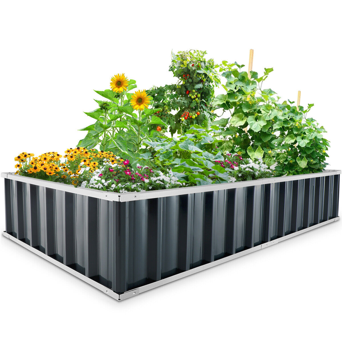 Easy Assembly Cedar Garden Planter Box