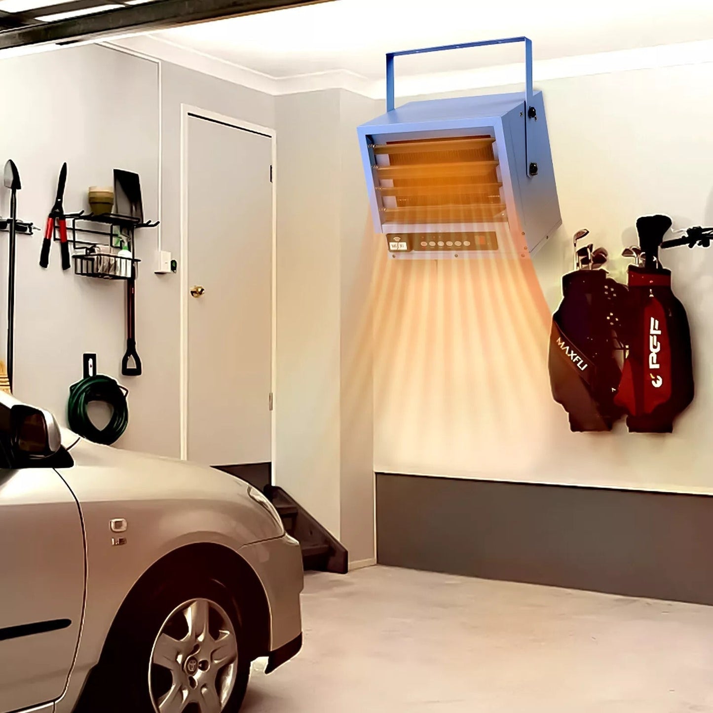 Powerful Wall Mount Garage Space Heater for Quick Warmth