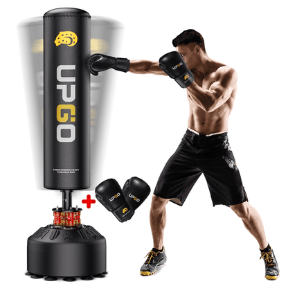 Large Heavy Duty MMA Punching Bag With Free Gloves