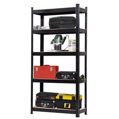 Space Saving 5-Level Garage Storage Shelves