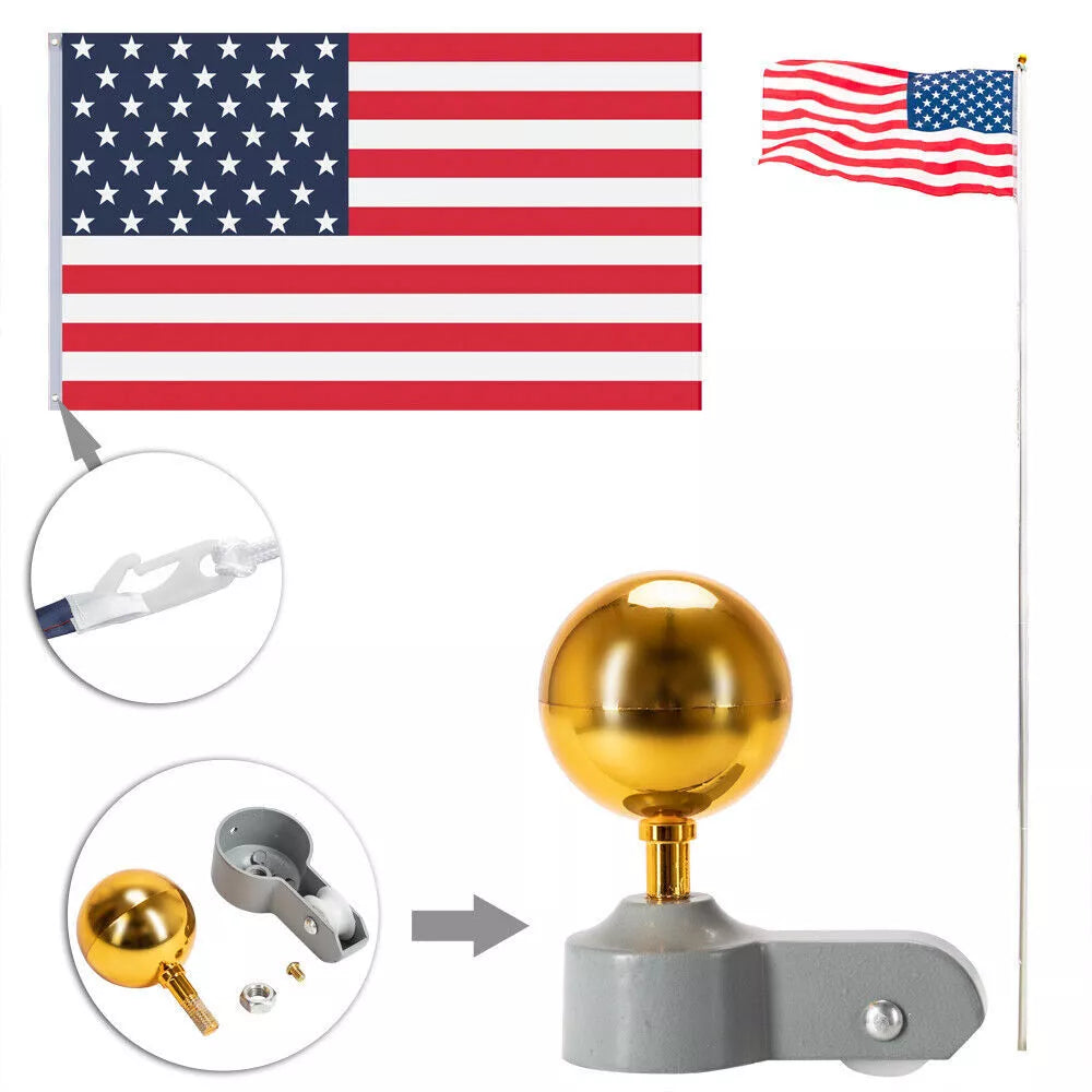 Adjustable Outdoor Flag Pole - Halri
