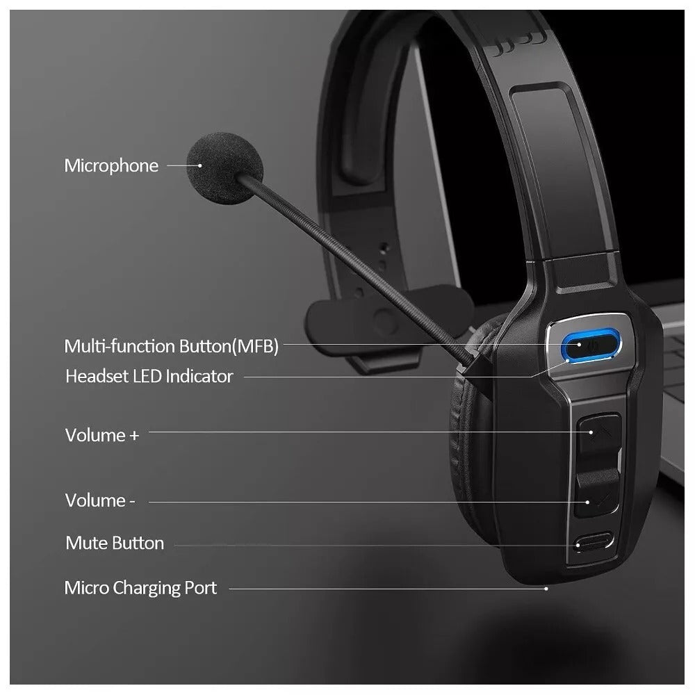 Wireless Truck Driver Headset