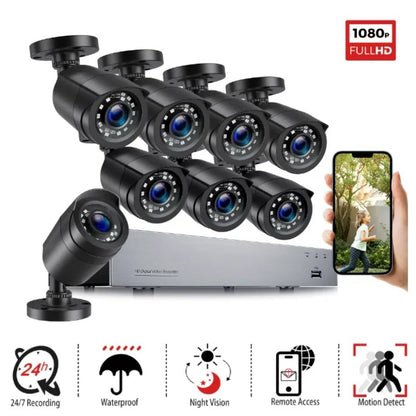 Wireless Home Surveillance Camera System with Night Vision