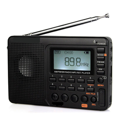 Compact Portable AM FM Radio Speaker