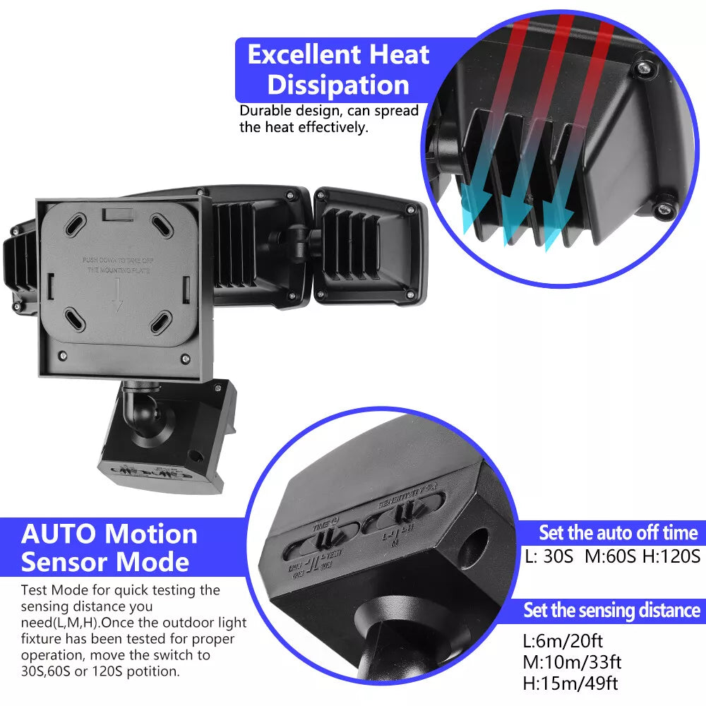 Bright Outdoor Motion Sensor Lights