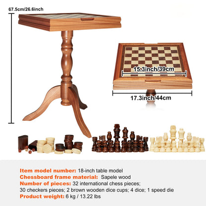 Classic Wooden Game Table