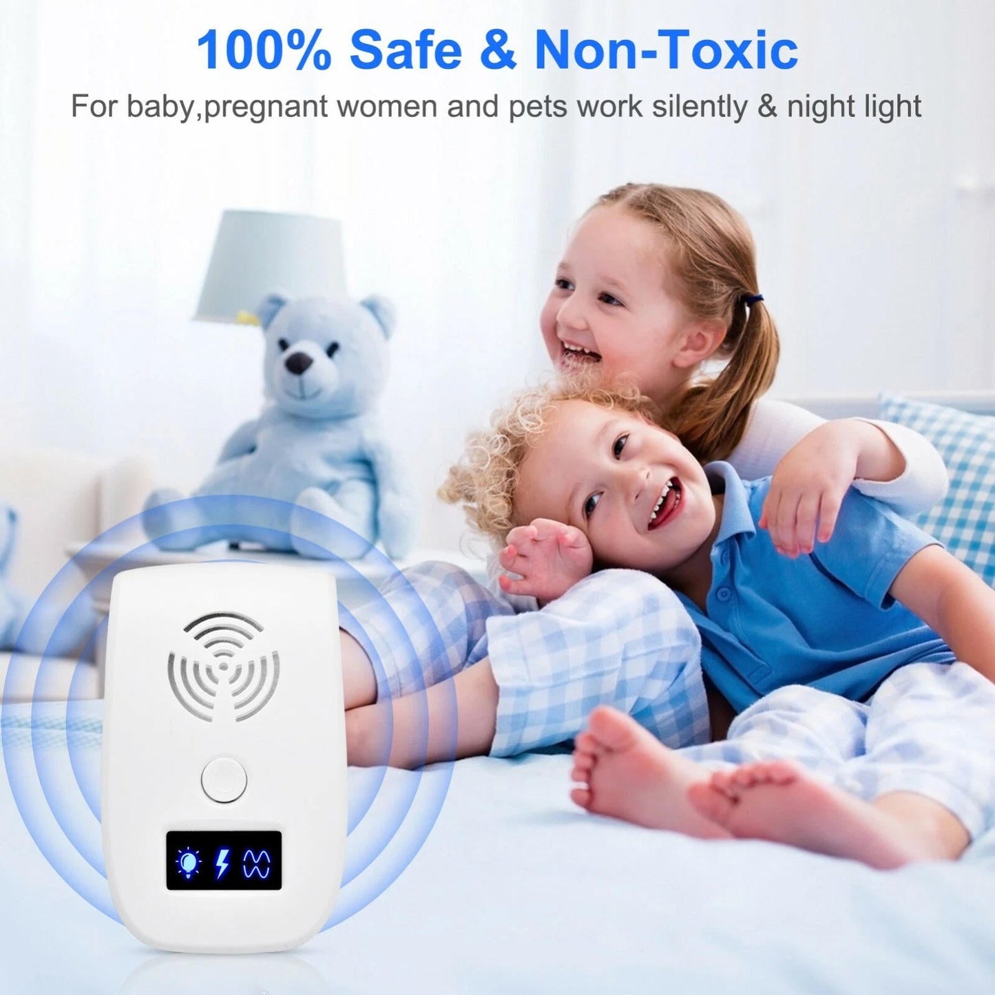 Effective Electronic Pest Repellent Pet Friendly 6 Pack