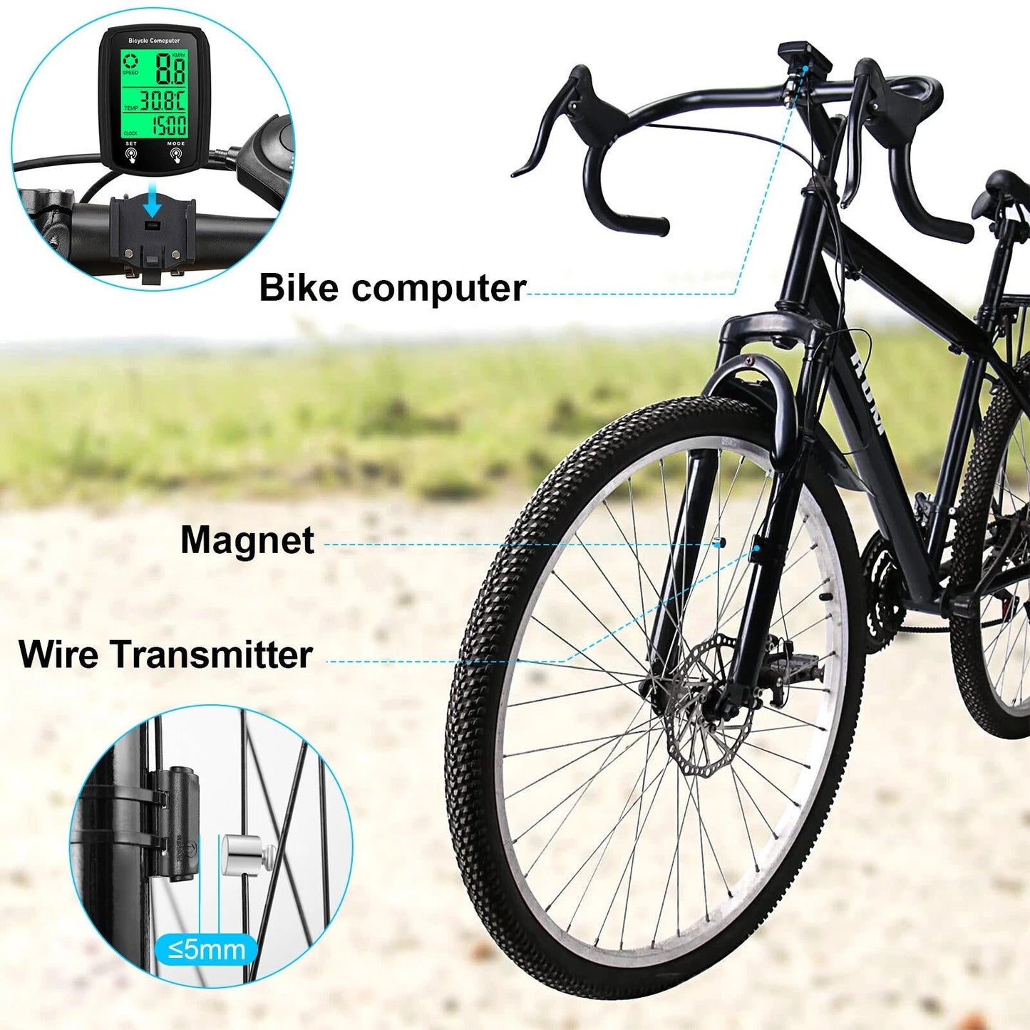 Wireless Bicycle Speed Meter