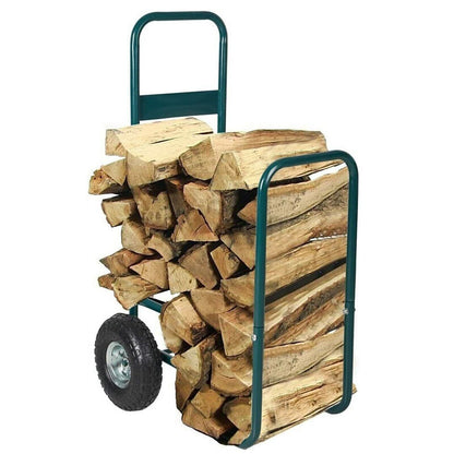 Heavy Duty Wood Log Cart with Wheels - Halri