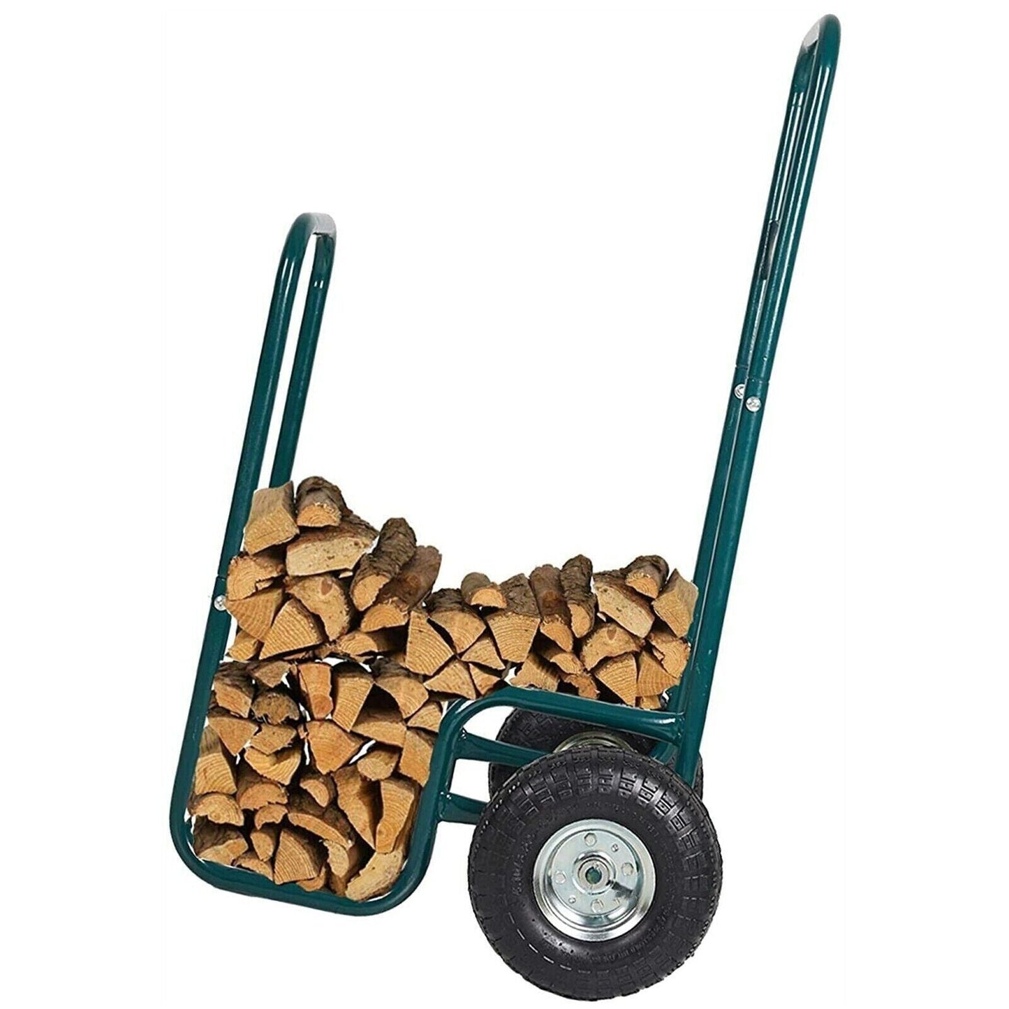 Heavy Duty Wood Log Cart with Wheels