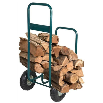 Heavy Duty Wood Log Cart with Wheels