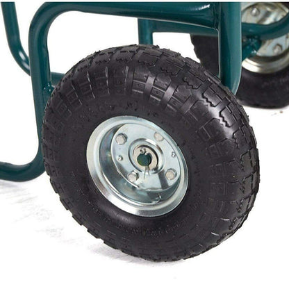 Heavy Duty Wood Log Cart with Wheels