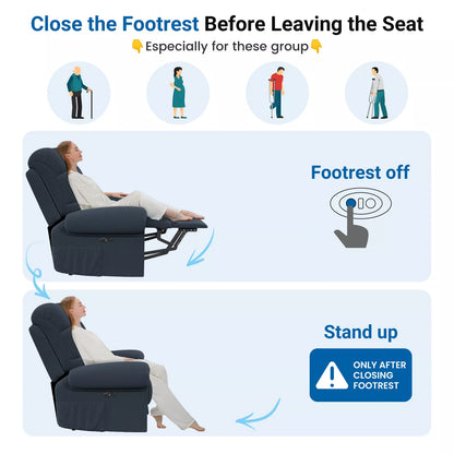 Comfortable Electric Reclining Armchair for Home