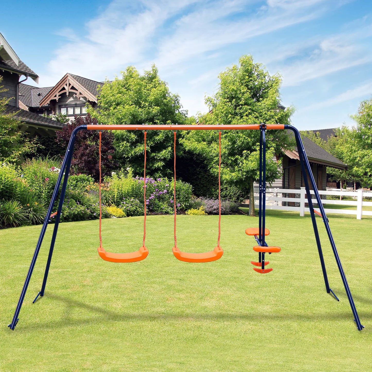 Durable Backyard Kids Swing Playset - Halri