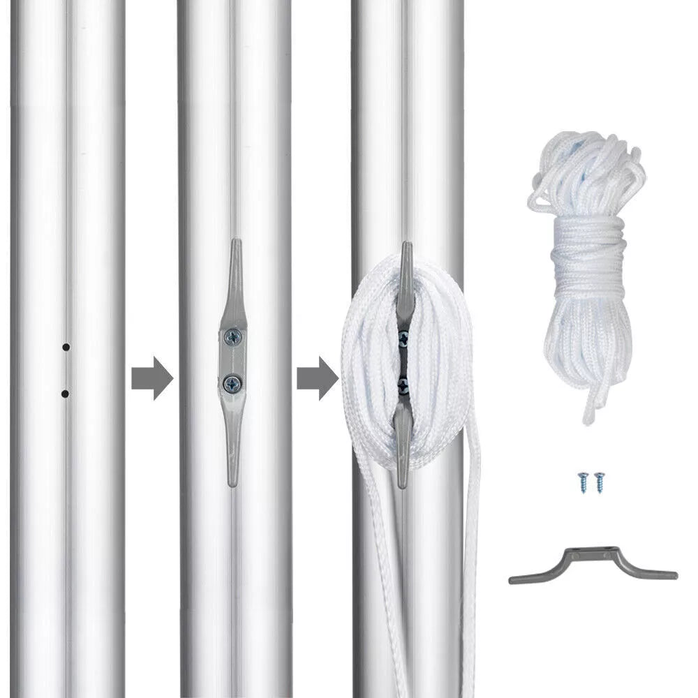Adjustable Outdoor Flag Pole
