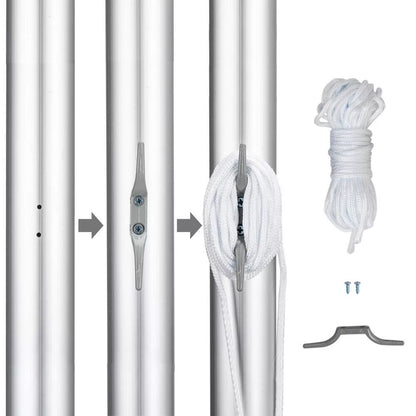 Adjustable Outdoor Flag Pole
