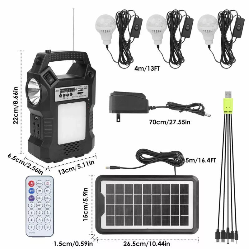 Outdoor Portable Solar Powered Lights