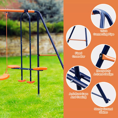 Durable Backyard Kids Swing Playset