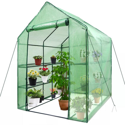 Large 8 Tier Collapsible Garden Greenhouse