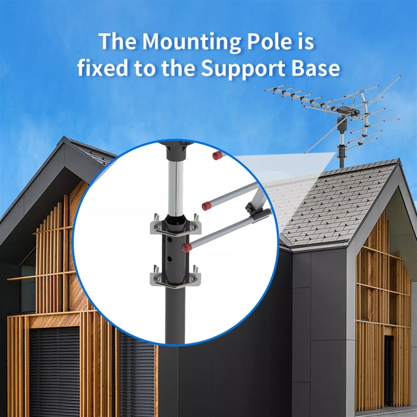 Long Range Outdoor HDTV Antenna Free Local Channels