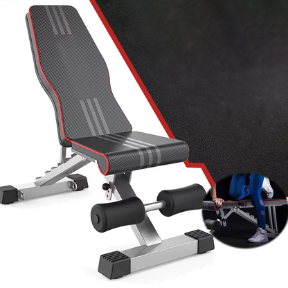 Foldable Fitness Bench Incline Decline Workout - Halri