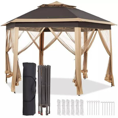 Large 3x13 Outdoor Gazebo Patio Canopy Cover