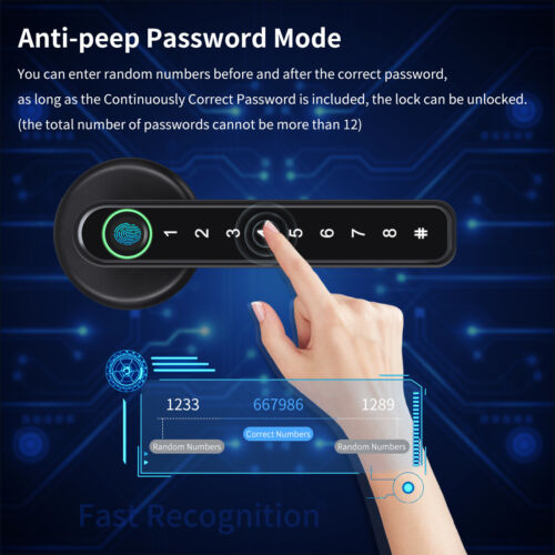 Wireless Fingerprint Door Lock - Smart Phone Control Lock