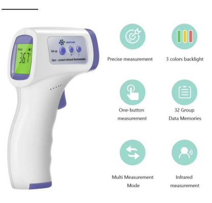 #1 Rated No Touch Infrared Thermometer - Until Times Up