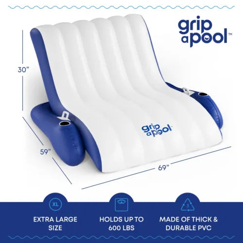 Luxury Inflatable Pool Lounge Chair