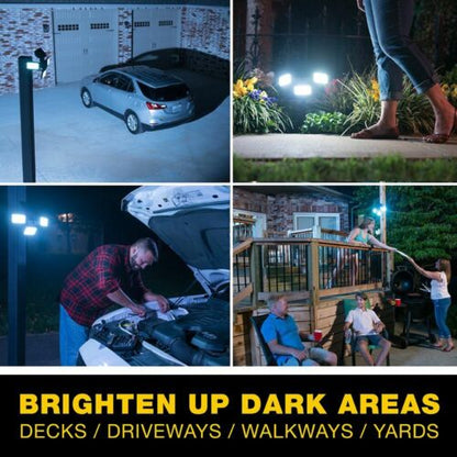 Wireless Motion Sensor Security Light with Remote