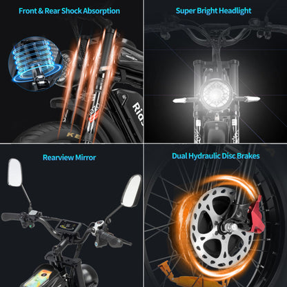 Powerful 20 Fat Tire Electric Mountain Bike