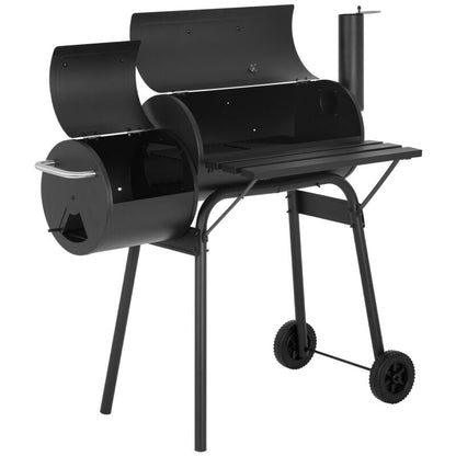 Large Outdoor Charcoal BBQ Grill Smoker Pit