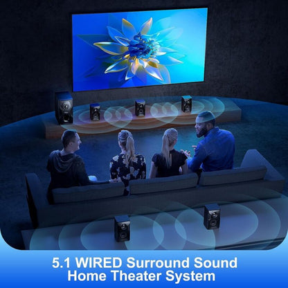 Powerful Home Theater System 700W Bluetooth Subwoofer
