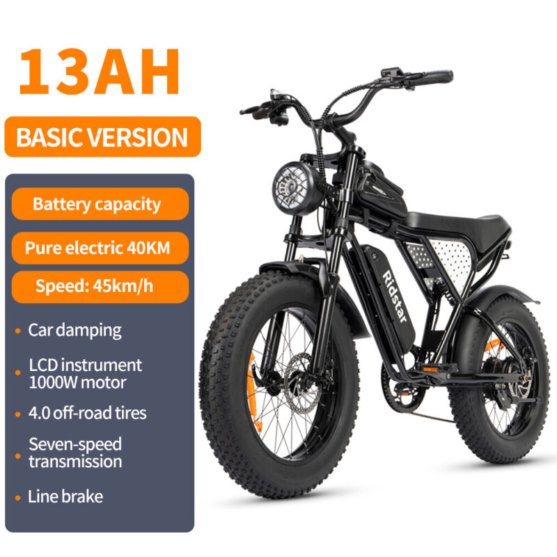 Powerful 20 Fat Tire Electric Mountain Bike