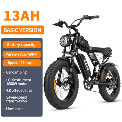 Powerful 20 Fat Tire Electric Mountain Bike