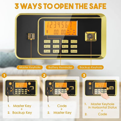 Secure Electronic Digital Lock Home Safe Box Keypad