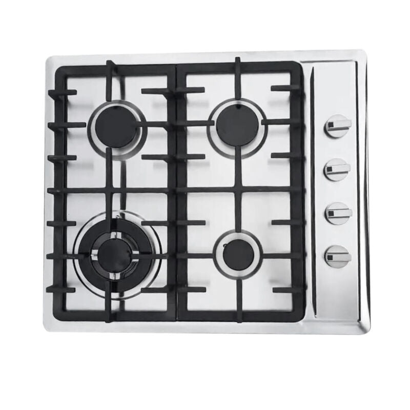 Large 4 Burner Gas Cooktop Stainless Steel Stove Top