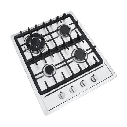 Large 4 Burner Gas Cooktop Stainless Steel Stove Top