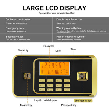 Secure Electronic Digital Lock Home Safe Box Keypad